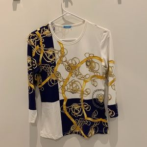 J McLaughlin signature tee, worn once